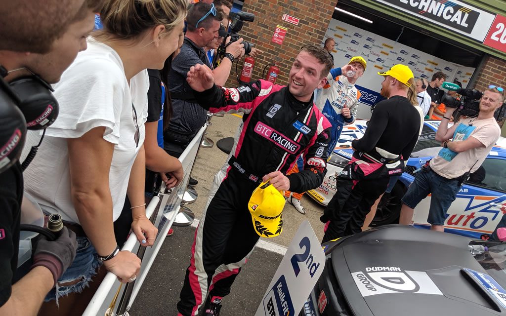 Snetterton 2019, Double Podium for BTC Racing