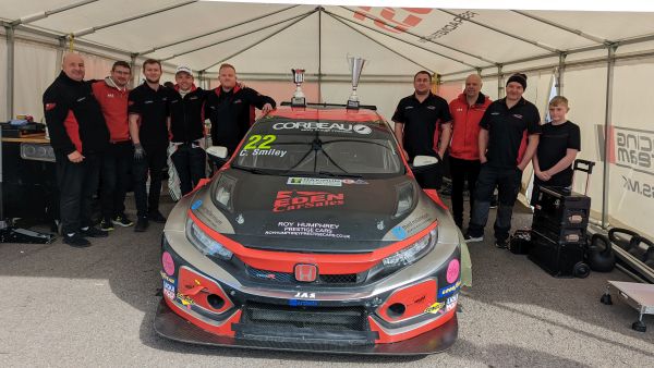 Chris and the team at Oulton Park 2022